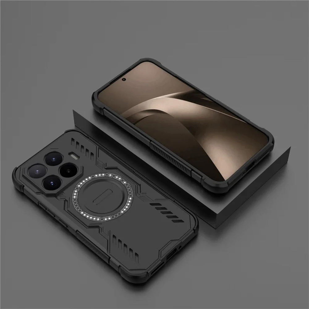 Husa MagSafe pentru Xiaomi 17T Pro, Techsuit, ArmorMag, Neagra