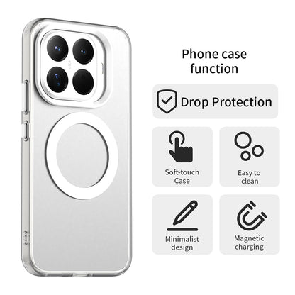 Husa MagSafe pentru Xiaomi 17T Pro, Techsuit, CandyCase, Alba