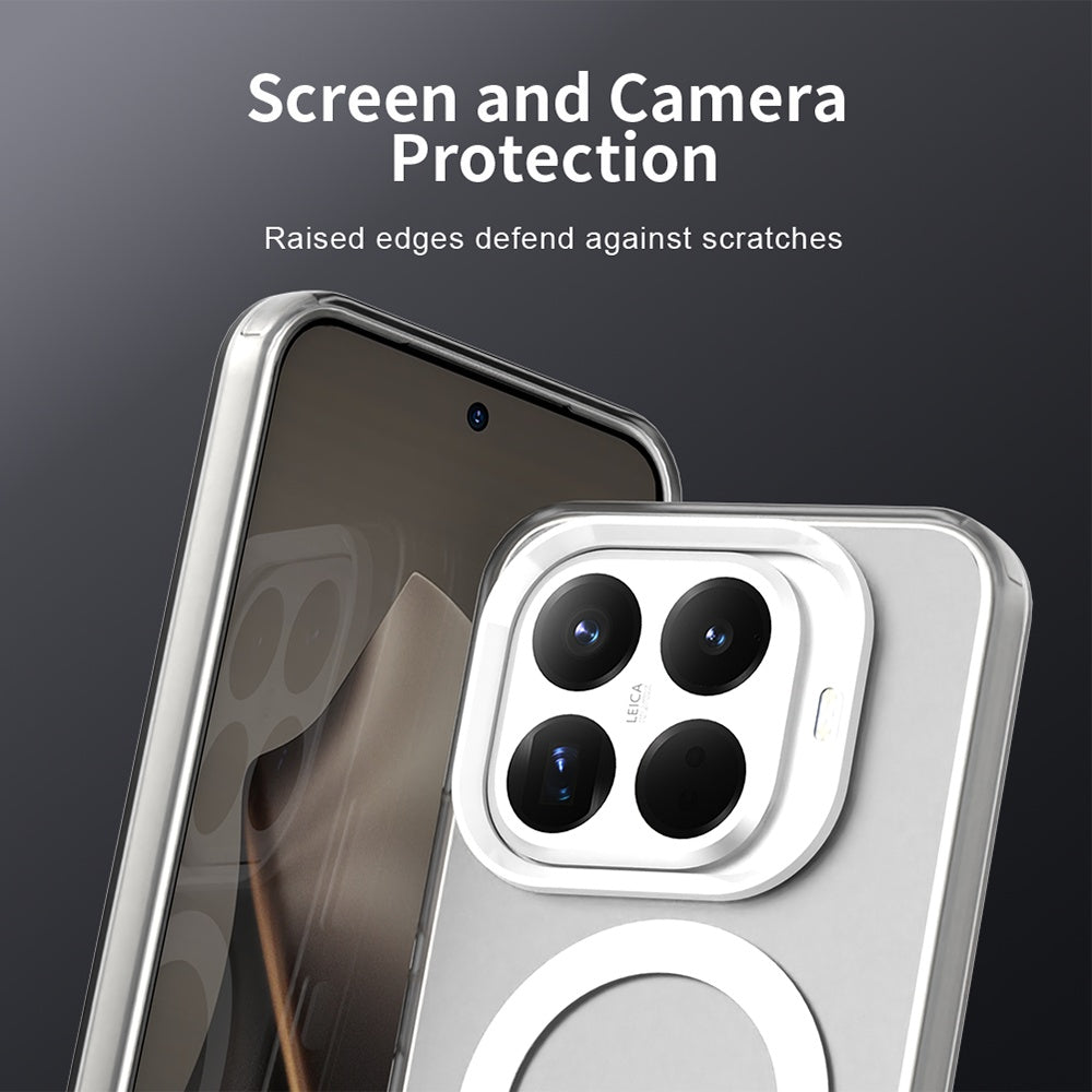 Husa MagSafe pentru Xiaomi 17T Pro, Techsuit, CandyCase, Alba