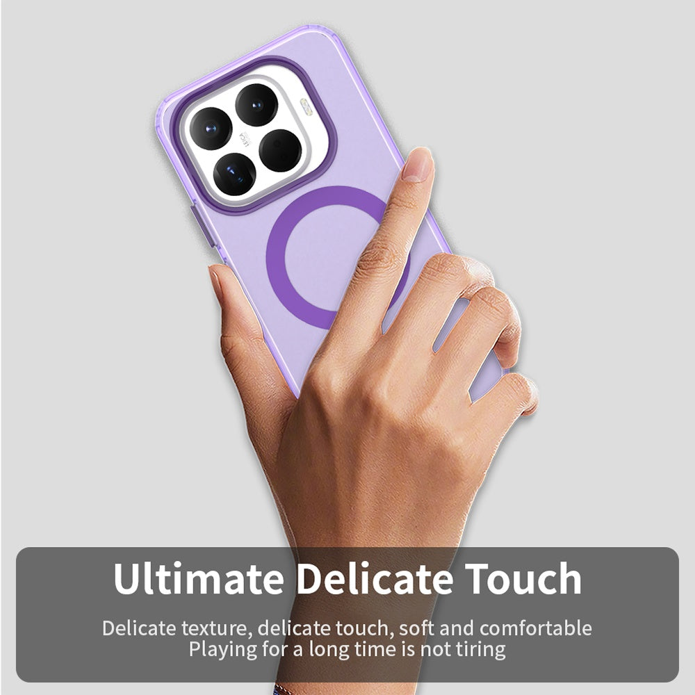 Husa MagSafe pentru Xiaomi 17T Pro, Techsuit, CandyCase, Mov