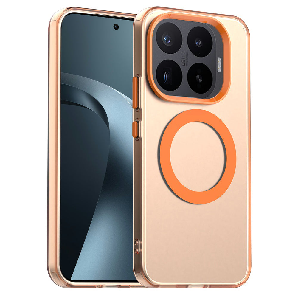 Husa MagSafe pentru Xiaomi 17T Pro, Techsuit, CandyCase, Portocalie