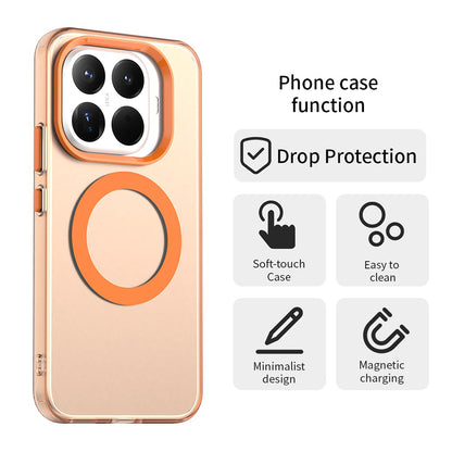 Husa MagSafe pentru Xiaomi 17T Pro, Techsuit, CandyCase, Portocalie