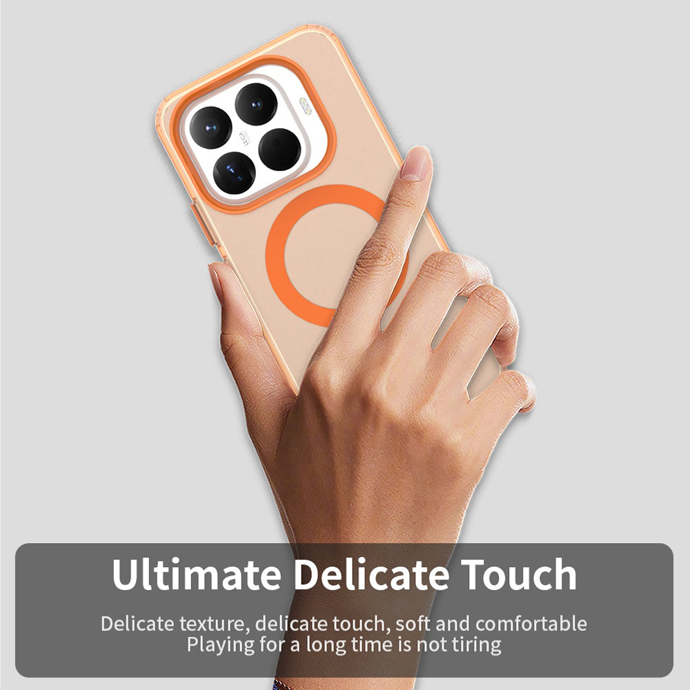 Husa MagSafe pentru Xiaomi 17T Pro, Techsuit, CandyCase, Portocalie