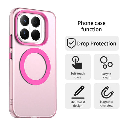 Husa MagSafe pentru Xiaomi 17T Pro, Techsuit, CandyCase, Roz