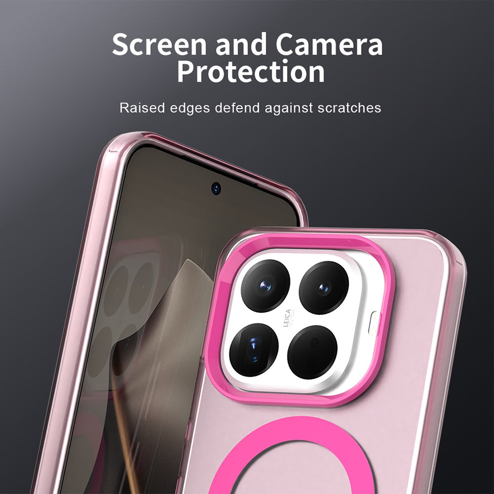 Husa MagSafe pentru Xiaomi 17T Pro, Techsuit, CandyCase, Roz