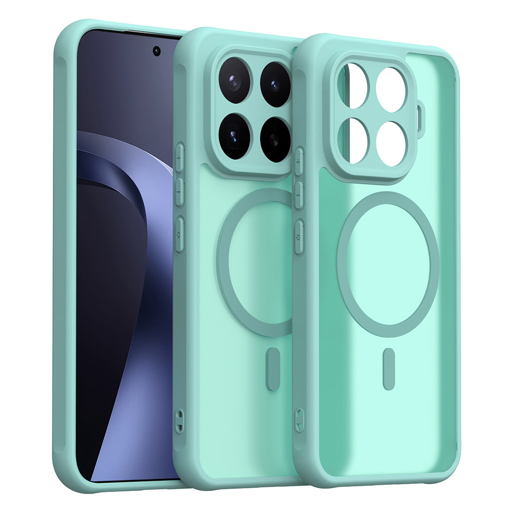 Husa MagSafe pentru Xiaomi 17T Pro, Techsuit, HaloFrost II, Verde Deschis