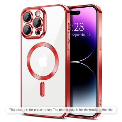 Husa MagSafe pentru Xiaomi 17T Pro, Techsuit, Luxury Crystal, Rosie