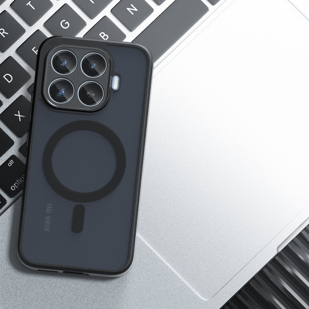 Husa MagSafe pentru Xiaomi 17T Pro, Techsuit, PureFrost, Neagra Satinata