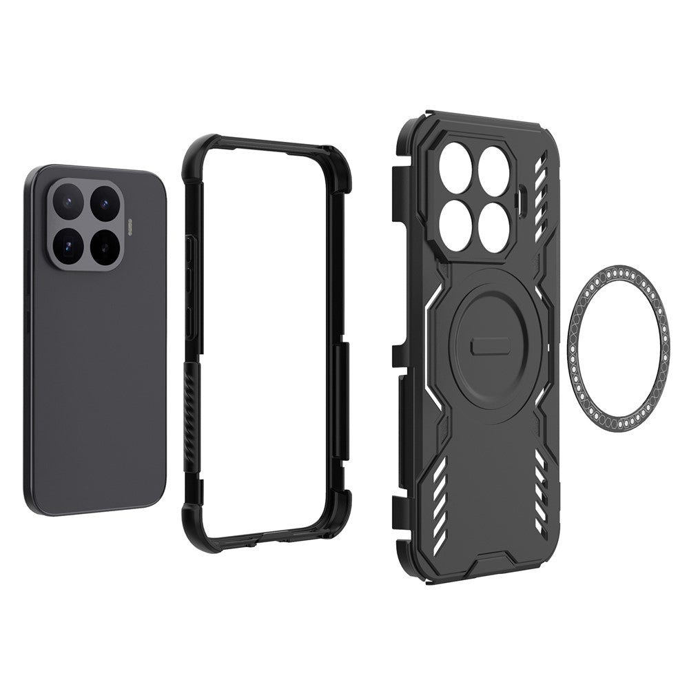 Husa MagSafe pentru Xiaomi 17T, Techsuit, ArmorMag, Neagra