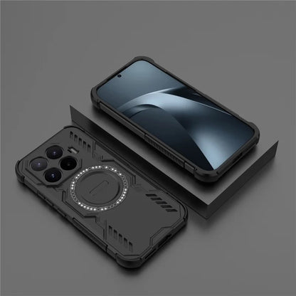 Husa MagSafe pentru Xiaomi 17T, Techsuit, ArmorMag, Neagra