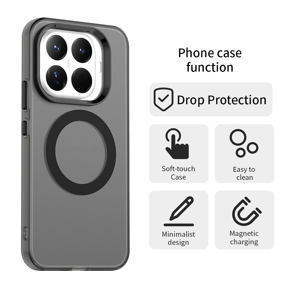 Husa MagSafe pentru Xiaomi 17T, Techsuit, CandyCase, Neagra