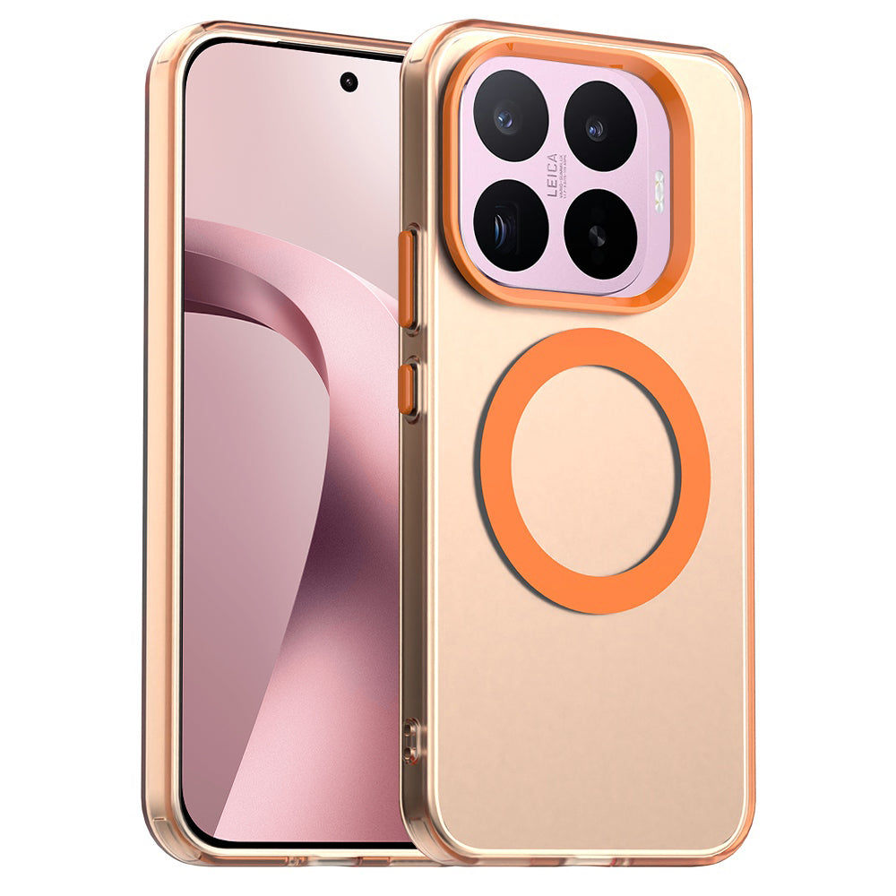 Husa MagSafe pentru Xiaomi 17T, Techsuit, CandyCase, Portocalie