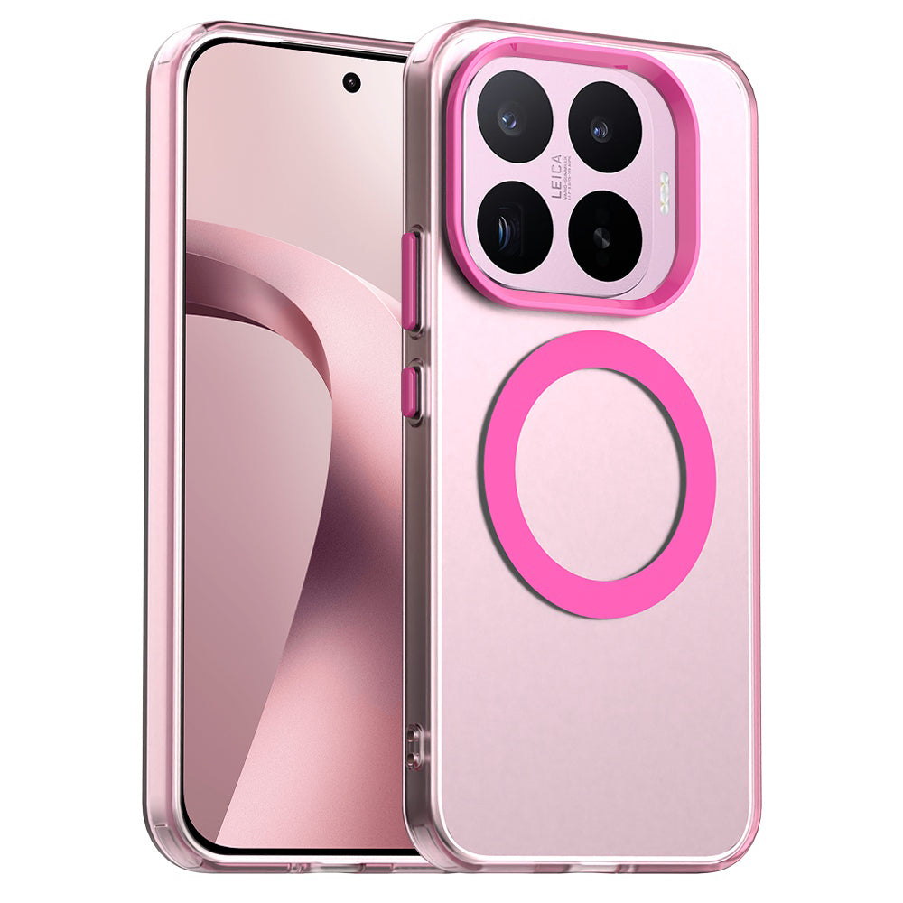 Husa MagSafe pentru Xiaomi 17T, Techsuit, CandyCase, Roz