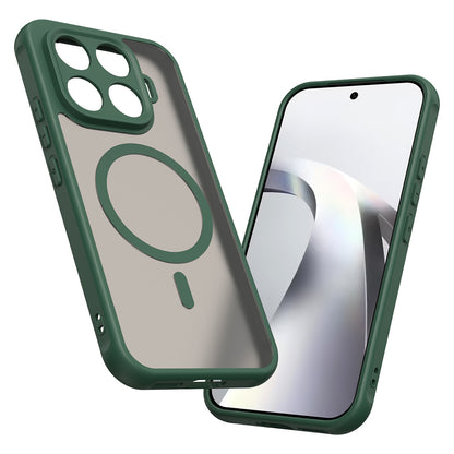 Husa MagSafe pentru Xiaomi 17T, Techsuit, HaloFrost II, Verde