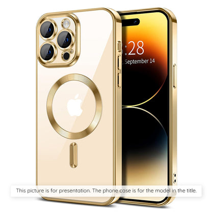 Husa MagSafe pentru Xiaomi 17T, Techsuit, Luxury Crystal, Aurie