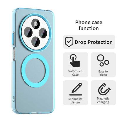 Husa MagSafe pentru Xiaomi Poco C75 / Redmi 14C, Techsuit, CandyCase, Albastra