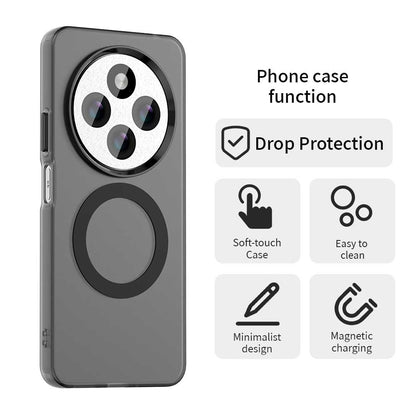 Husa MagSafe pentru Xiaomi Poco C75 / Redmi 14C, Techsuit, CandyCase, Neagra