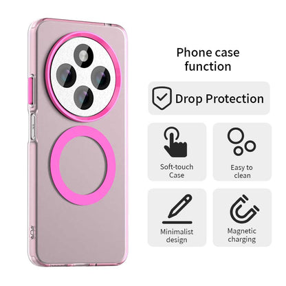 Husa MagSafe pentru Xiaomi Poco C75 / Redmi 14C, Techsuit, CandyCase, Roz