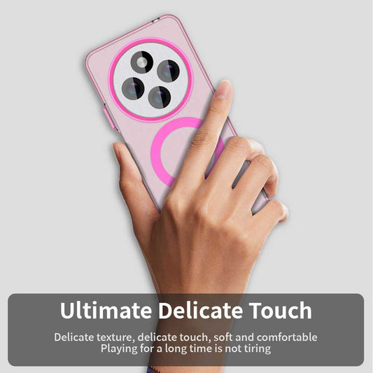 Husa MagSafe pentru Xiaomi Poco C75 / Redmi 14C, Techsuit, CandyCase, Roz
