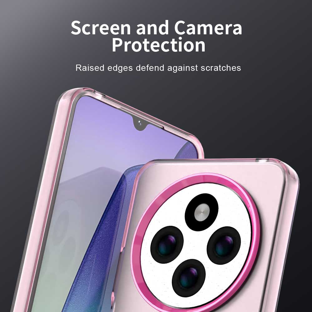 Husa MagSafe pentru Xiaomi Poco C75 / Redmi 14C, Techsuit, CandyCase, Roz
