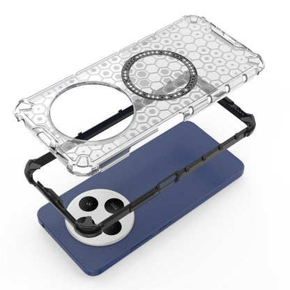 Husa MagSafe pentru Xiaomi Poco C75 / Redmi 14C, Techsuit, HoneyComb Shield, Alba
