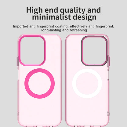 Husa MagSafe pentru Xiaomi Poco C85 4G / Redmi 15C 5G / 15C 4G, Techsuit, CandyCase, Roz