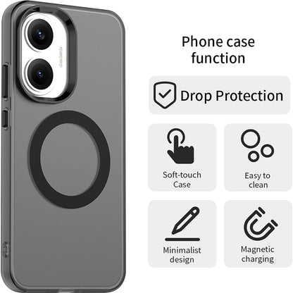 Husa MagSafe pentru Xiaomi Poco F7, Techsuit, CandyCase, Neagra