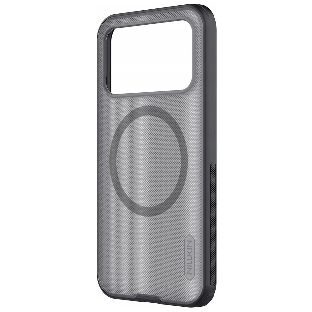 Husa MagSafe pentru Xiaomi Poco F8 Pro, Nillkin, Super Shield Pro, Neagra Transparenta