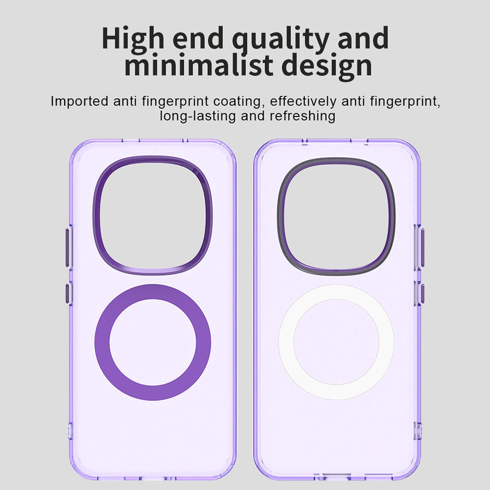 Husa MagSafe pentru Xiaomi Poco M8 Pro / Redmi Note 15 Pro+ 5G, Techsuit, CandyCase, Mov