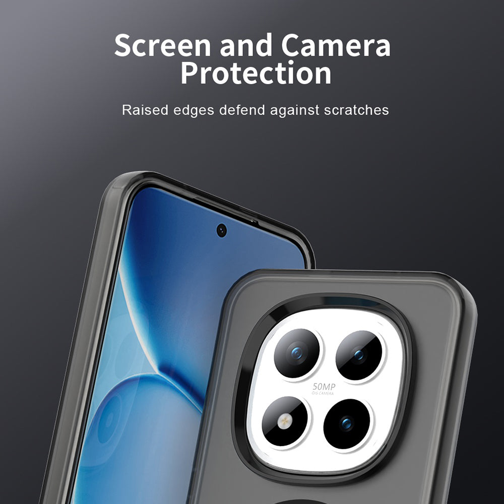 Husa MagSafe pentru Xiaomi Poco M8 Pro / Redmi Note 15 Pro+ 5G, Techsuit, CandyCase, Neagra