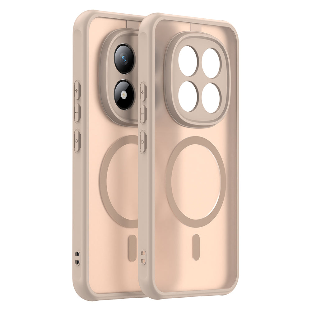 Husa MagSafe pentru Xiaomi Poco M8 Pro / Redmi Note 15 Pro+ 5G, Techsuit, HaloFrost II, Aurie