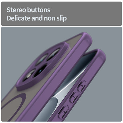 Husa MagSafe pentru Xiaomi Poco M8 Pro / Redmi Note 15 Pro+ 5G, Techsuit, HaloFrost II, Mov