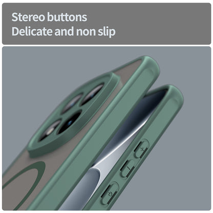 Husa MagSafe pentru Xiaomi Poco M8 Pro / Redmi Note 15 Pro+ 5G, Techsuit, HaloFrost II, Verde