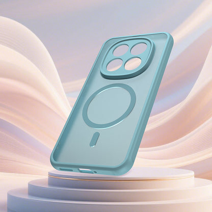 Husa MagSafe pentru Xiaomi Poco M8 Pro / Redmi Note 15 Pro+ 5G, Techsuit, HaloFrost II, Verde Deschis
