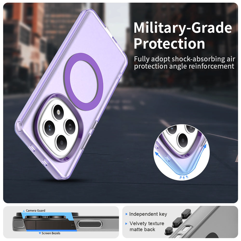 Husa MagSafe pentru Xiaomi Poco M8 / Redmi Note 15 5G / Note 15 4G, Techsuit, CandyCase, Mov