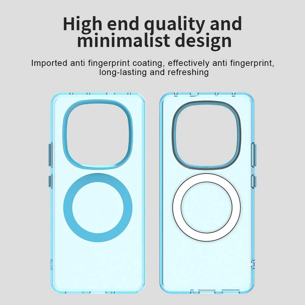 Husa MagSafe pentru Xiaomi Poco X7 / Redmi Note 14 Pro 5G, Techsuit, CandyCase, Albastra