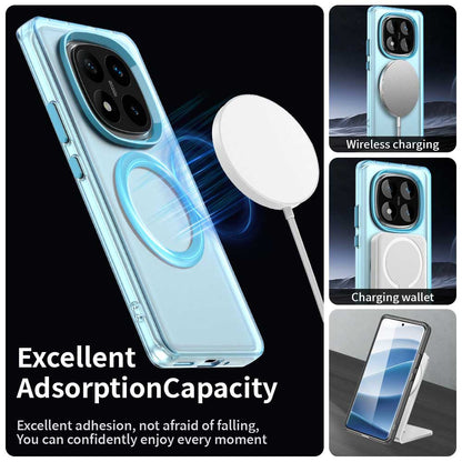 Husa MagSafe pentru Xiaomi Poco X7 / Redmi Note 14 Pro 5G, Techsuit, CandyCase, Albastra