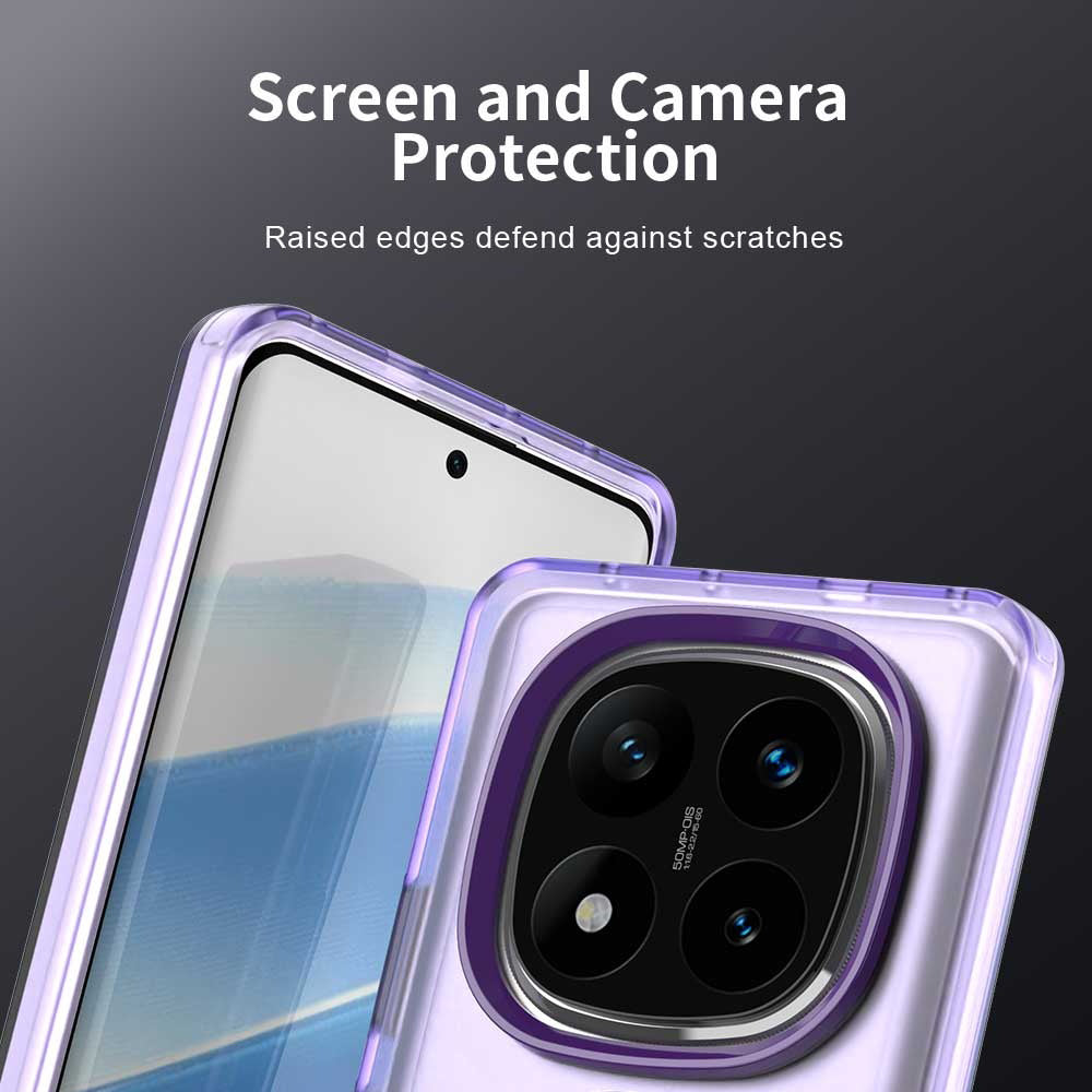 Husa MagSafe pentru Xiaomi Poco X7 / Redmi Note 14 Pro 5G, Techsuit, CandyCase, Mov