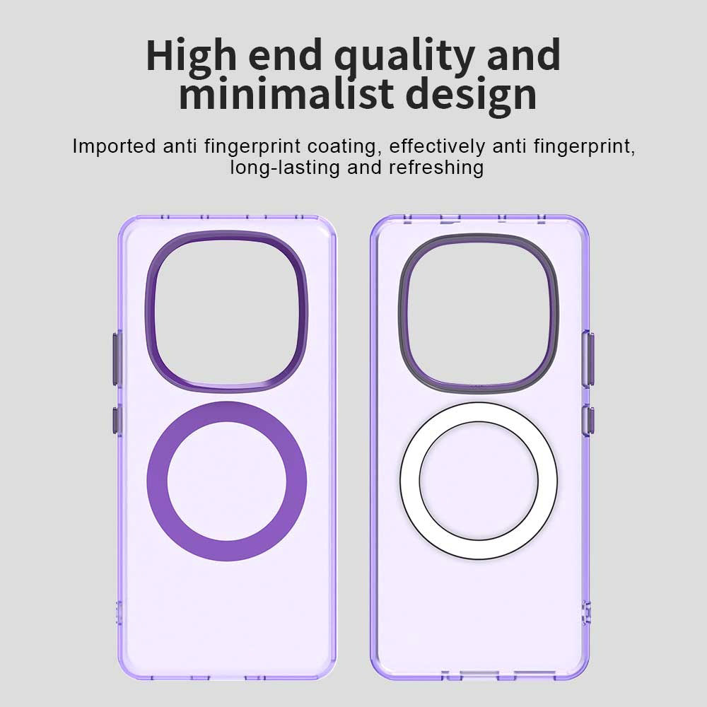 Husa MagSafe pentru Xiaomi Poco X7 / Redmi Note 14 Pro 5G, Techsuit, CandyCase, Mov