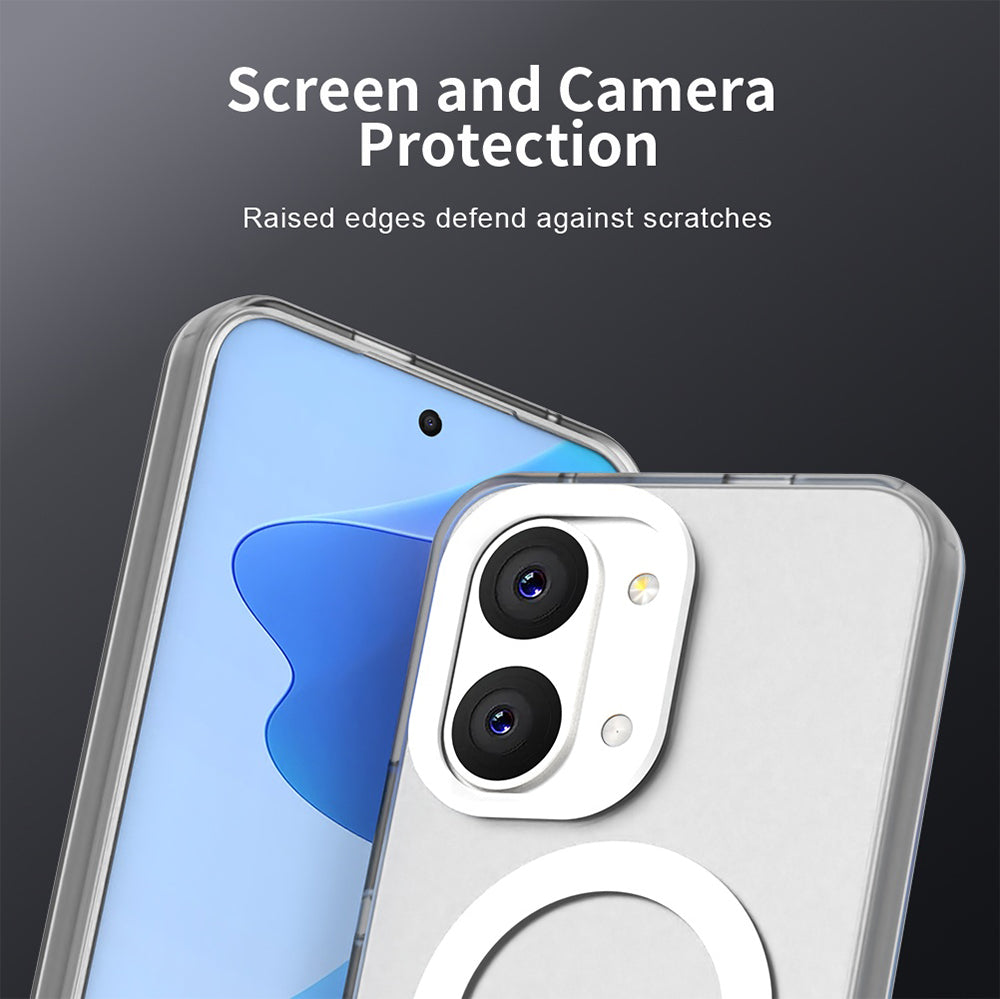 Husa MagSafe pentru Xiaomi Poco X8 Pro Max, Techsuit, CandyCase, Alba
