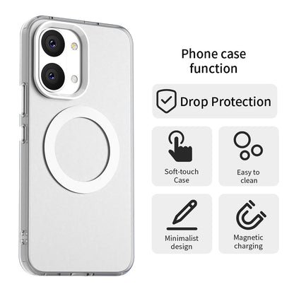 Husa MagSafe pentru Xiaomi Poco X8 Pro Max, Techsuit, CandyCase, Alba
