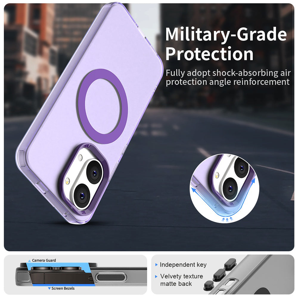 Husa MagSafe pentru Xiaomi Poco X8 Pro Max, Techsuit, CandyCase, Mov
