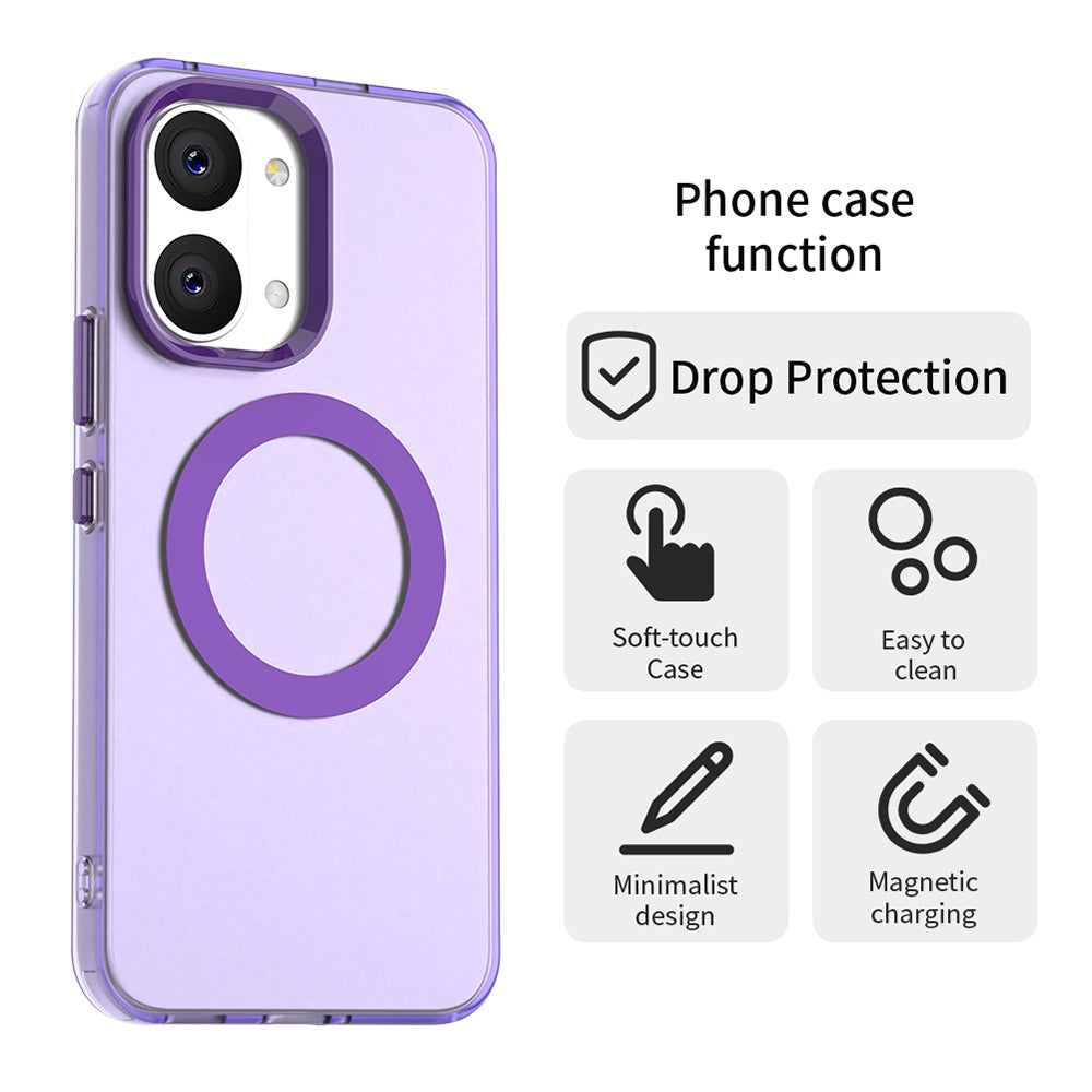 Husa MagSafe pentru Xiaomi Poco X8 Pro Max, Techsuit, CandyCase, Mov