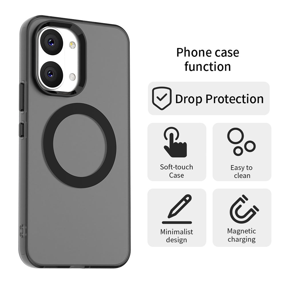 Husa MagSafe pentru Xiaomi Poco X8 Pro Max, Techsuit, CandyCase, Neagra