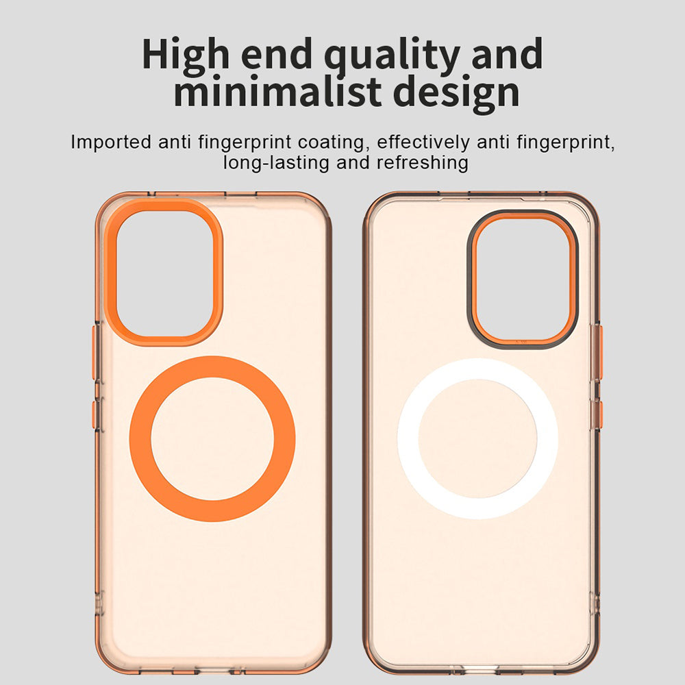 Husa MagSafe pentru Xiaomi Poco X8 Pro Max, Techsuit, CandyCase, Portocalie
