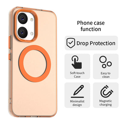 Husa MagSafe pentru Xiaomi Poco X8 Pro Max, Techsuit, CandyCase, Portocalie