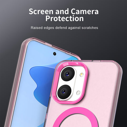 Husa MagSafe pentru Xiaomi Poco X8 Pro Max, Techsuit, CandyCase, Roz