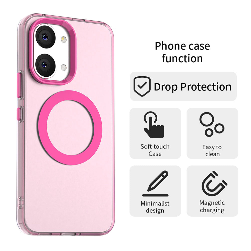 Husa MagSafe pentru Xiaomi Poco X8 Pro Max, Techsuit, CandyCase, Roz