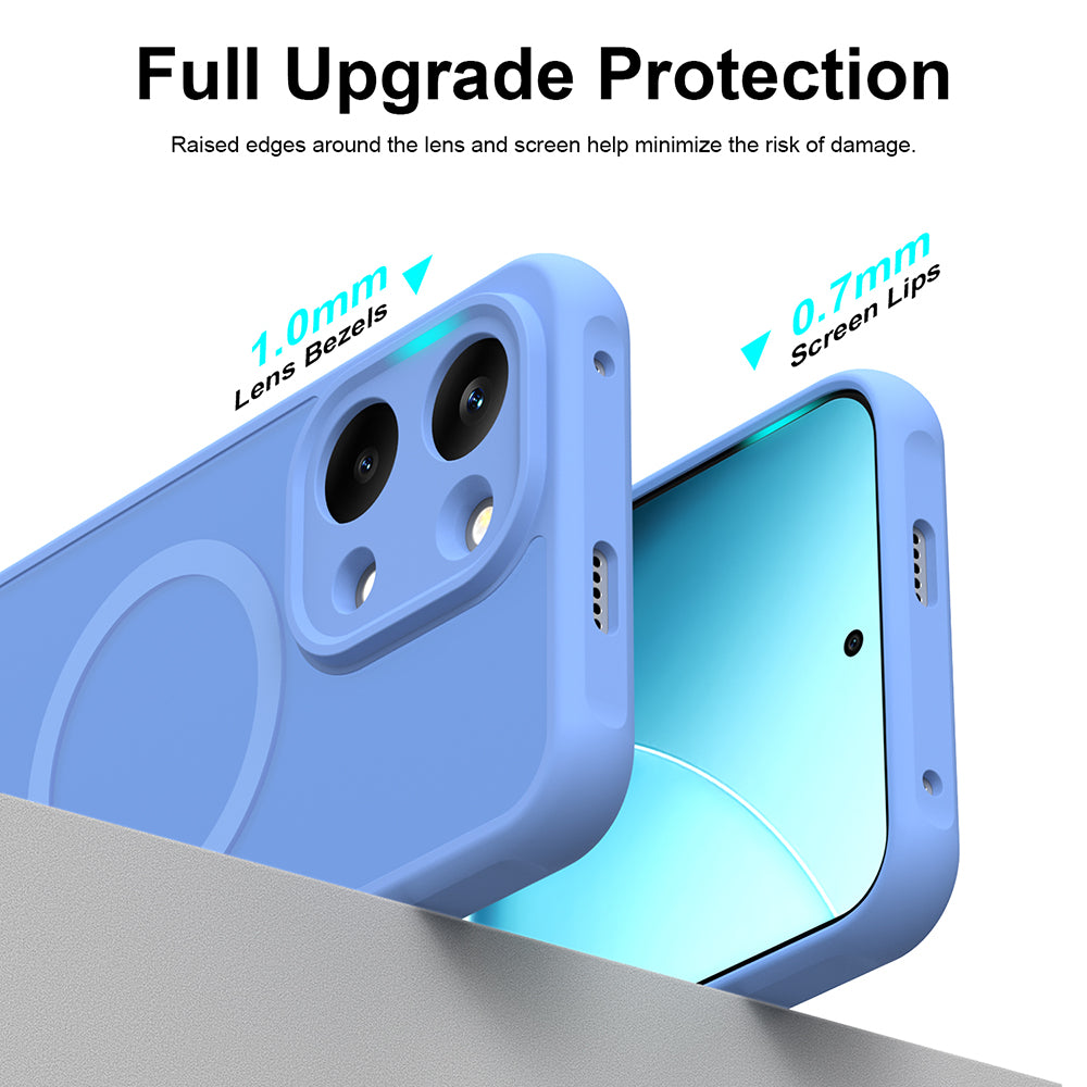 Husa MagSafe pentru Xiaomi Poco X8 Pro Max, Techsuit, HaloFrost II, Albastra