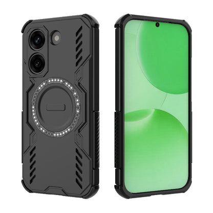 Husa MagSafe pentru Xiaomi Poco X8 Pro, Techsuit, ArmorMag, Neagra